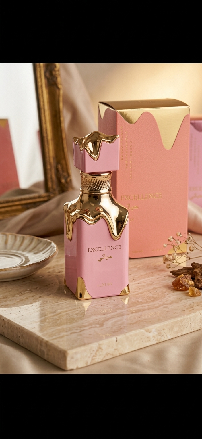 Luxury parfum 100ml rose (colis de 6 pièces