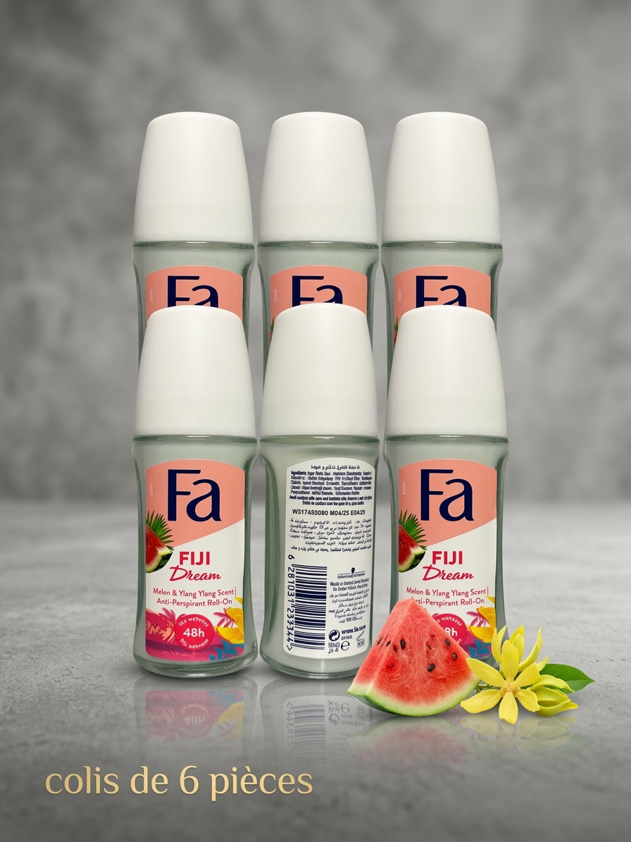 Deo fa senteur melon colis de 6 pièces