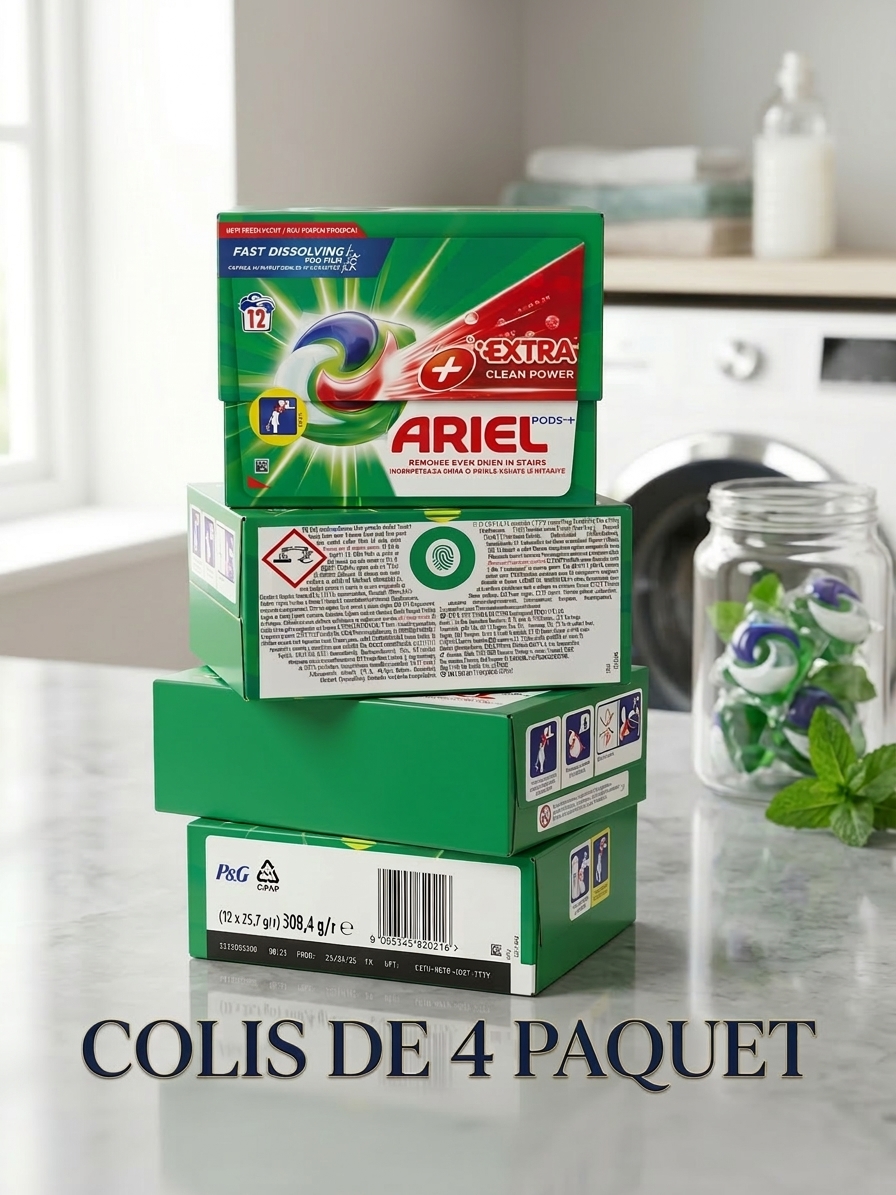 Ariel podsX12 colis de 4 paquets