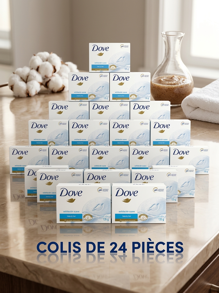 Colis de 24 savon dove exfoliant
