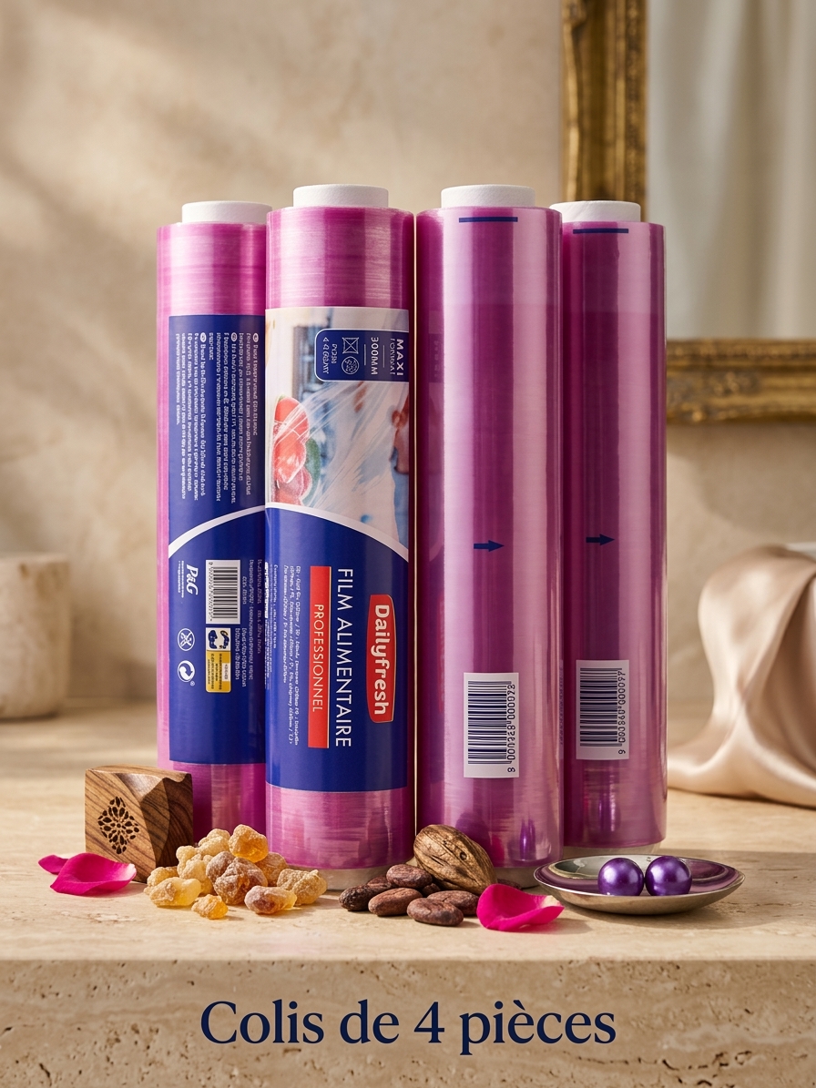 Film étirable 30cmx300m colis de 4 pièces