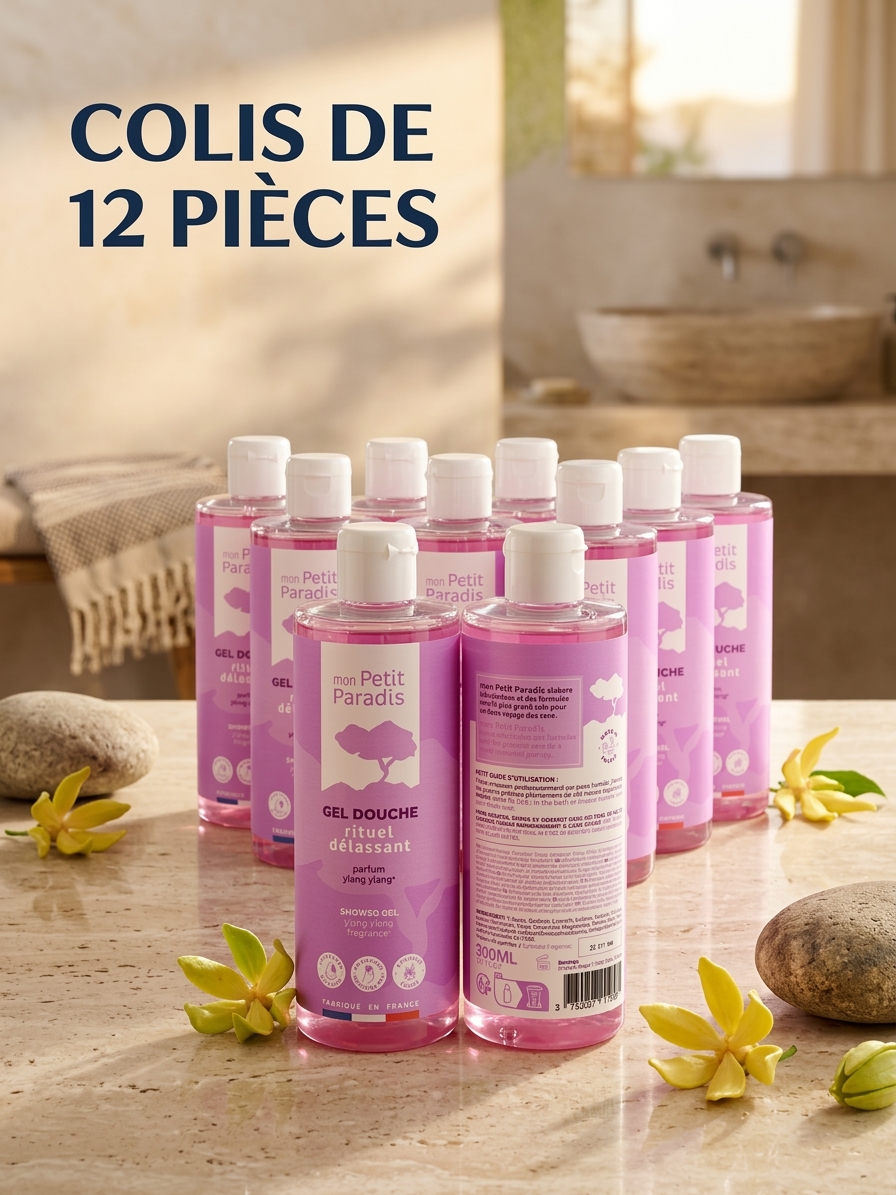 Gel douche 300ml colis de 12 pièces