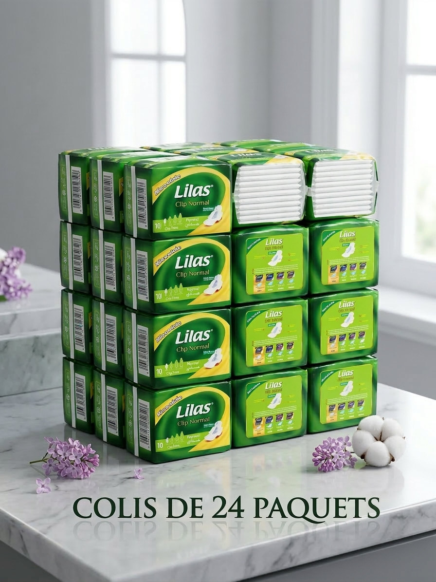 Serviette hygiénique lot de 24 paquets