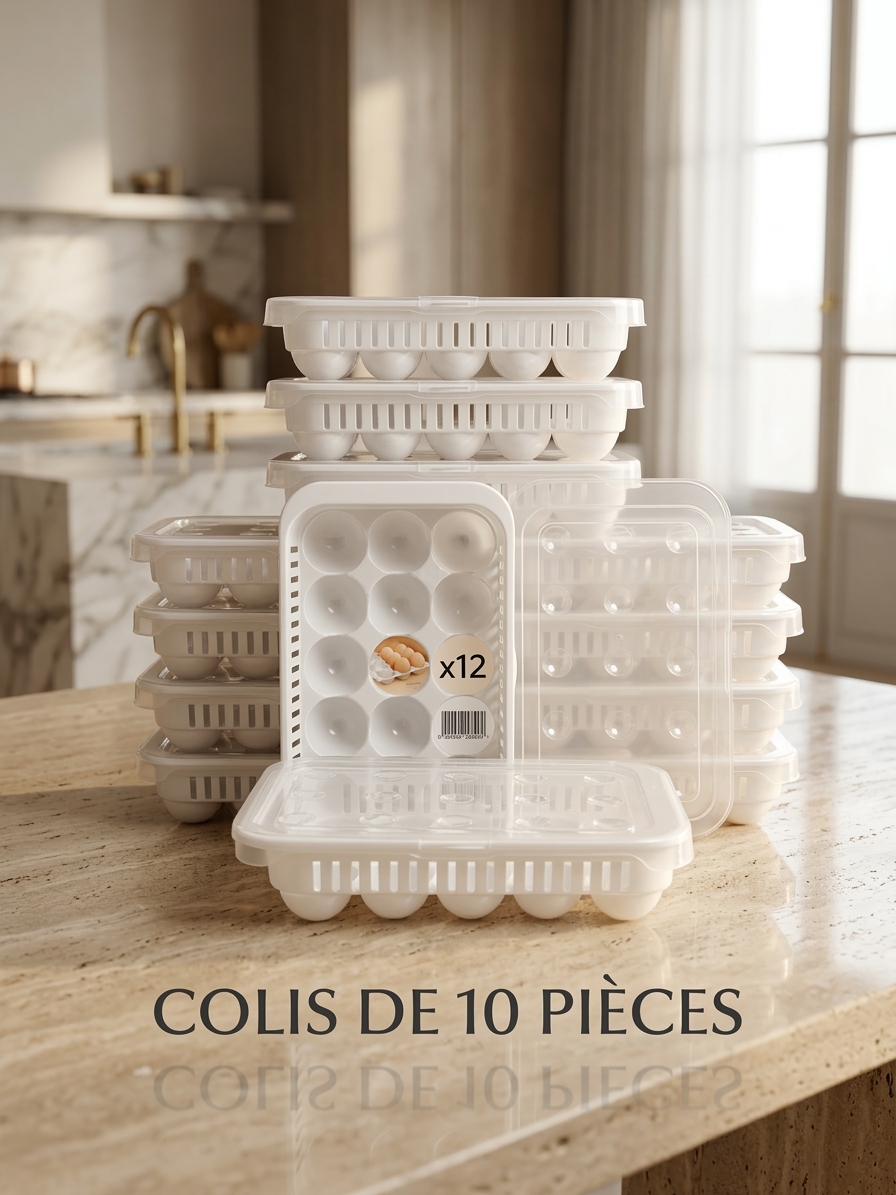 Colis de 10 boîte à oeufx15