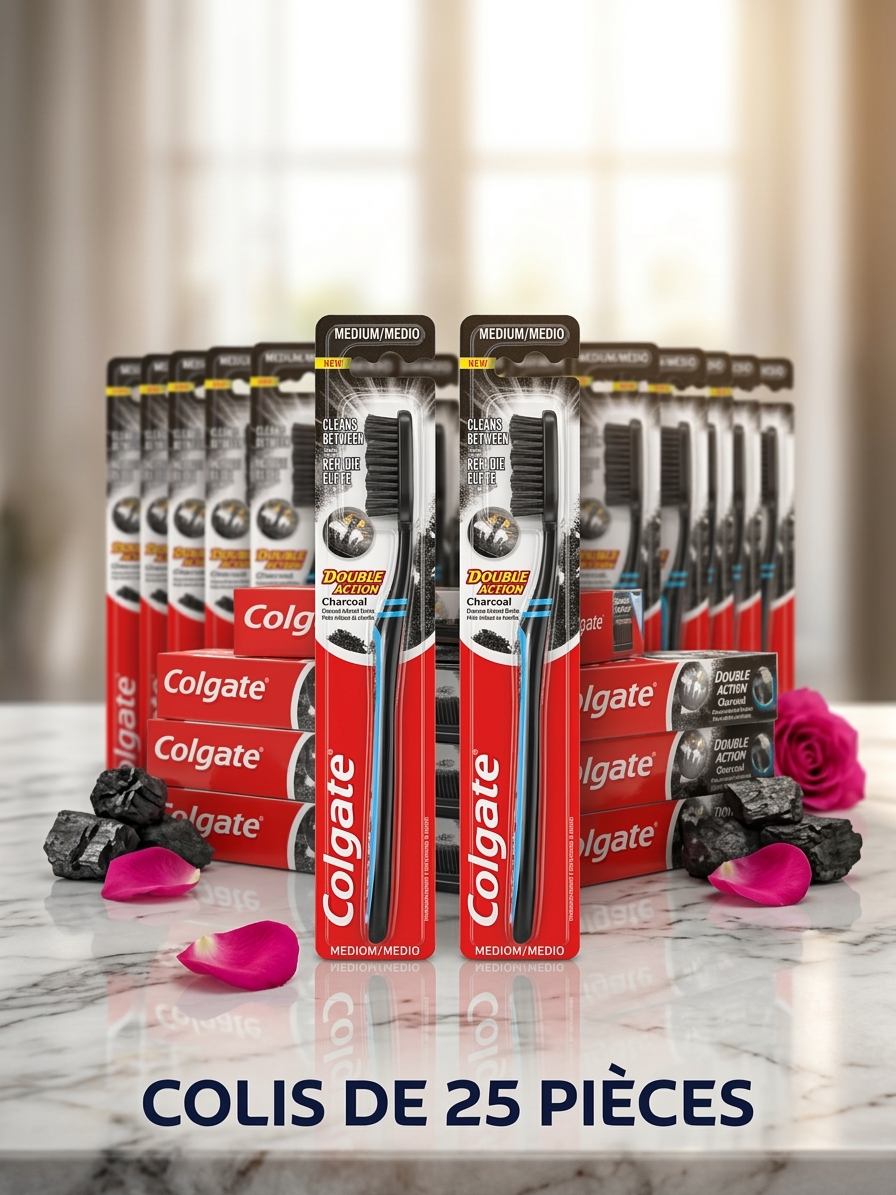 COLGATE - brosse à dent au charbon X25