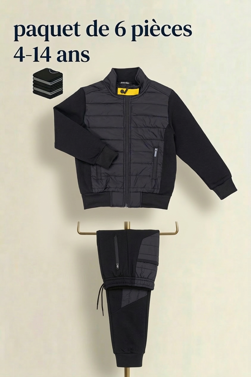 BL863-1 Jogging enfant noir