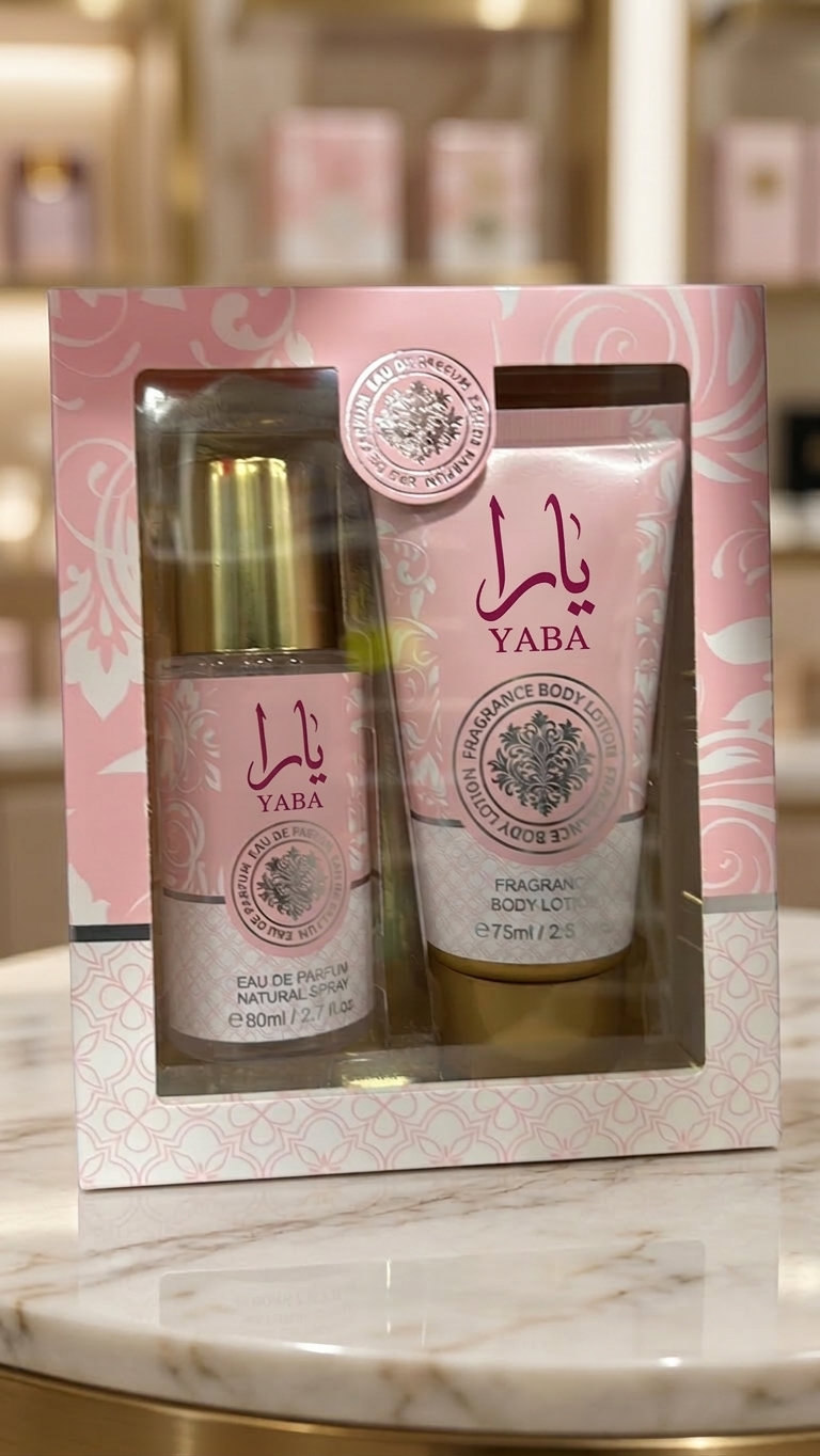 Coffret parfum rose colis de 12 pièces