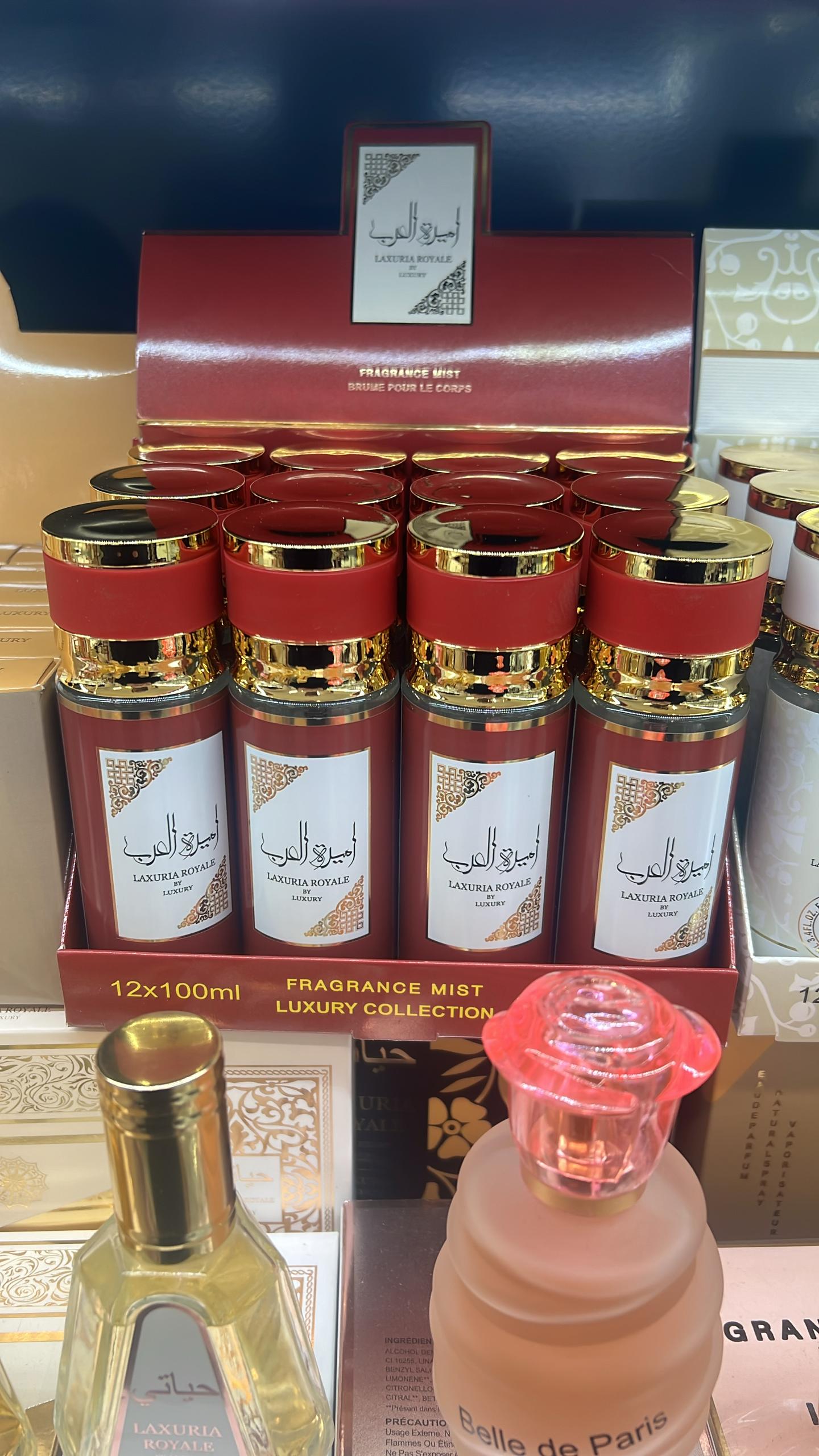 Brume parfum amirat colis de 12 pièces