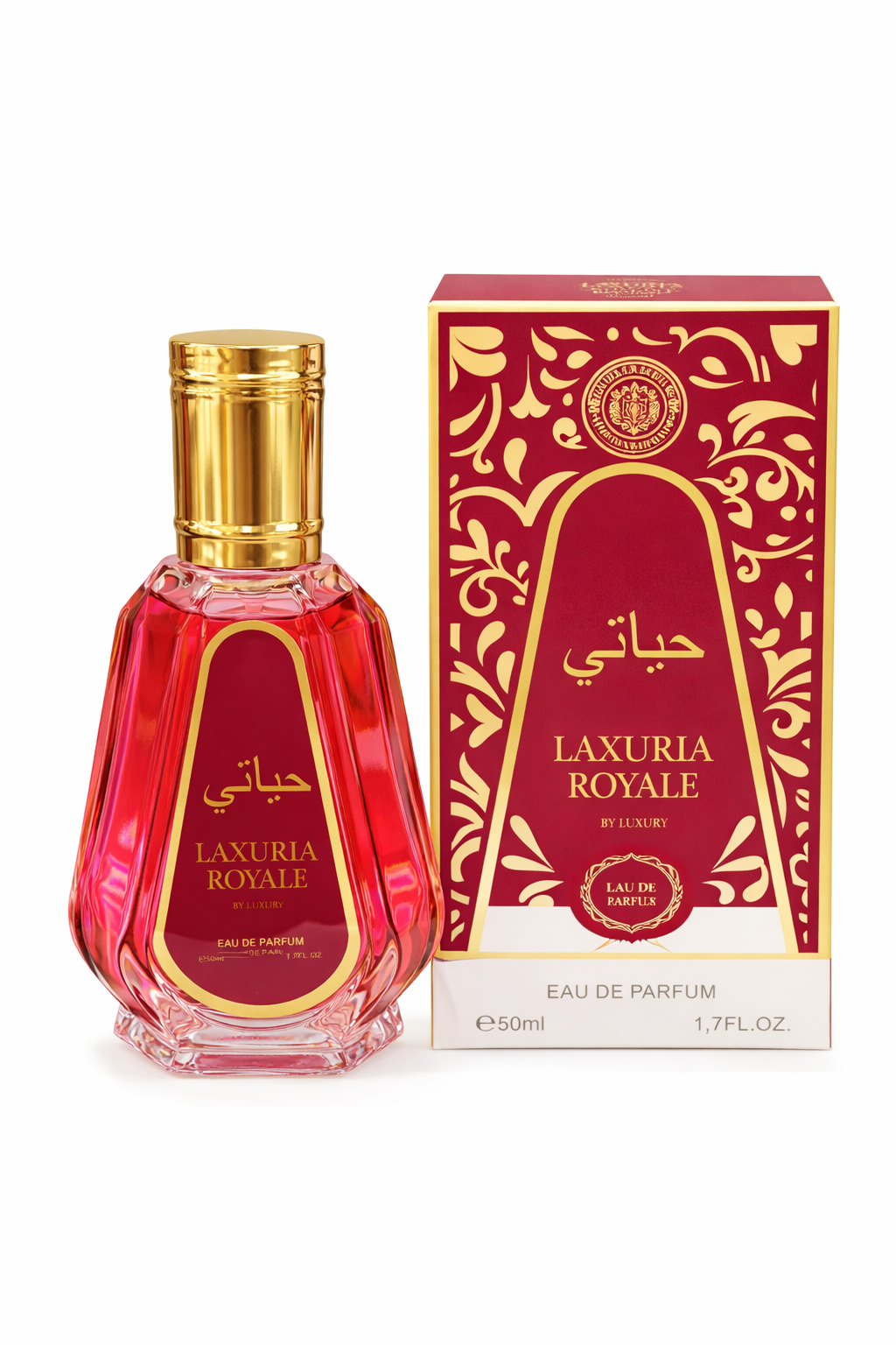 Parfum luxury bordeaux colis de 12 pièces