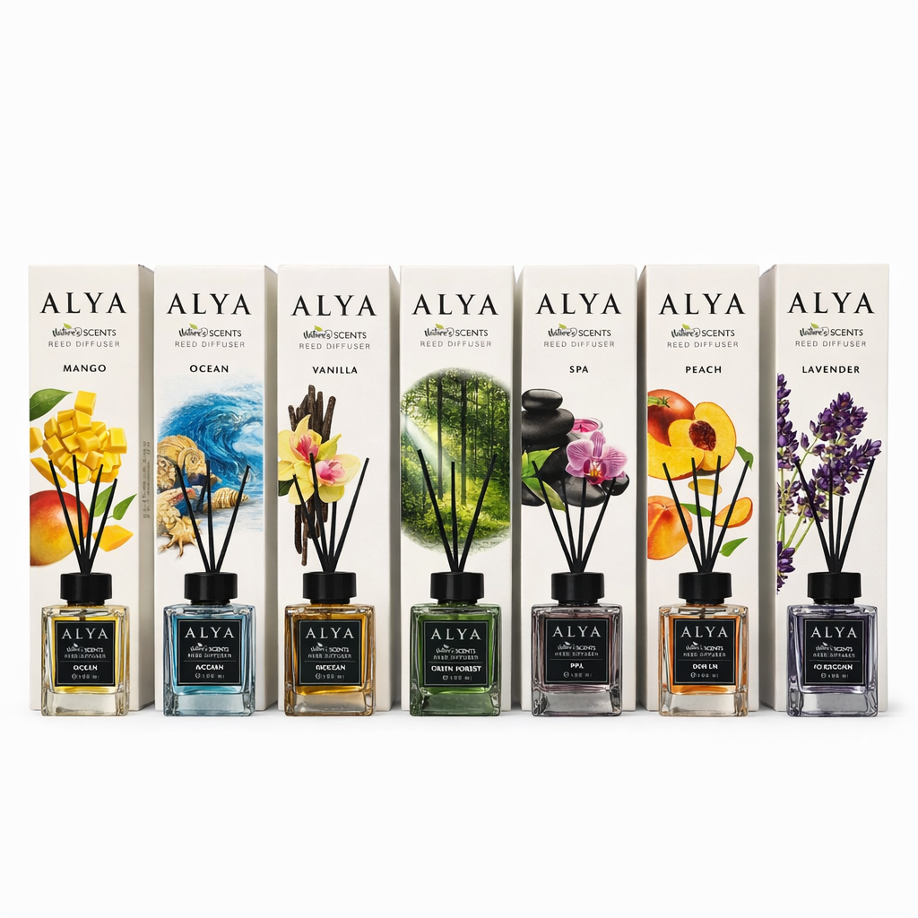 Lot de 7 senteur mikado ALYA